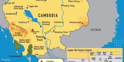 Ангкор мапи Камбоџа