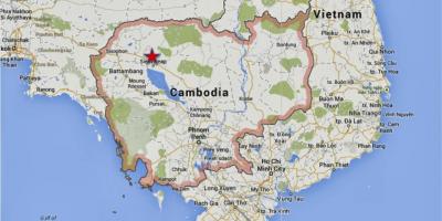 Карта сием-Реап, Камбоџа